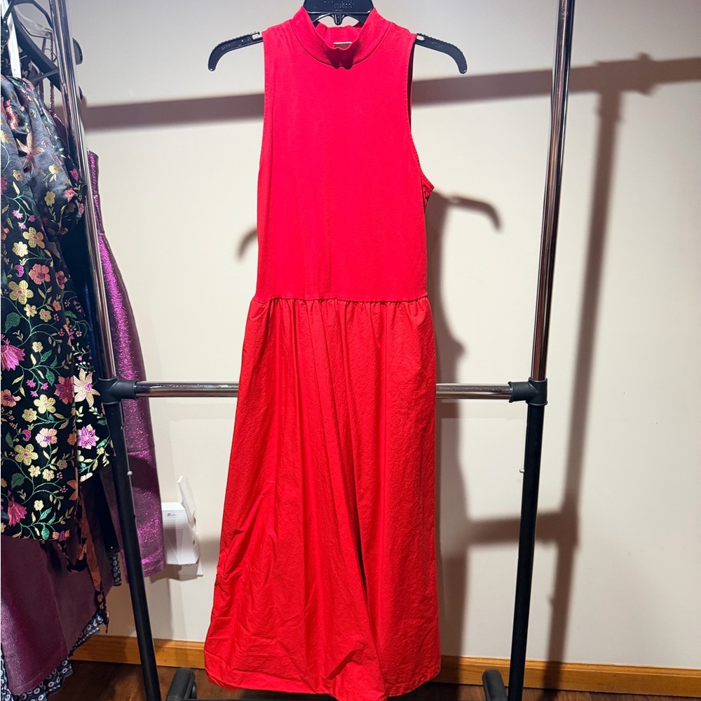 NWOT a new day Red Maxi Dress